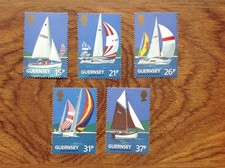 Guernsey 1991 Centenary of Guernsey Yacht Club SG 524-528 MNH. Free UK Postage