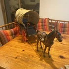 Marx Johnny West Covered Wagon W/horse