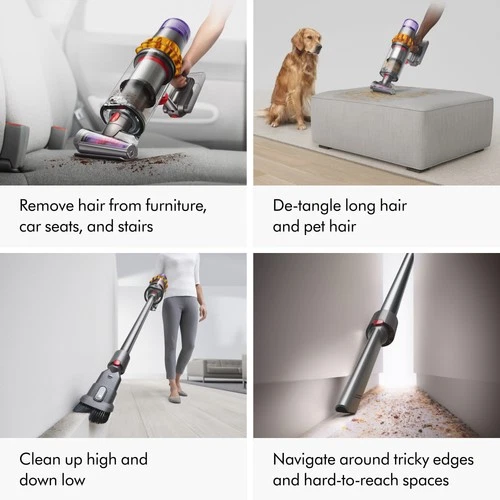 Dyson V15 Detect | Yellow/Nickel | Refurbished image 7