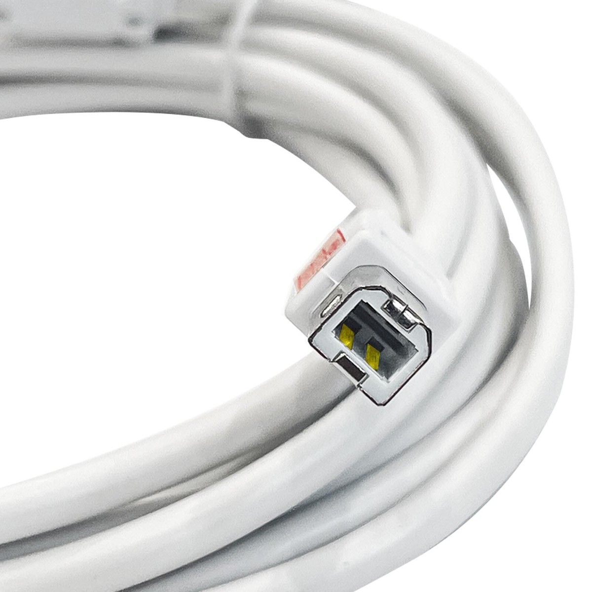 USB-Druckerkabel Typ A Auf B – 2,7 Meter Länge, Schwarz, Kompatibel Mit HP OfficeJet Pro 8710 & Vielen Druckern/Scannern
