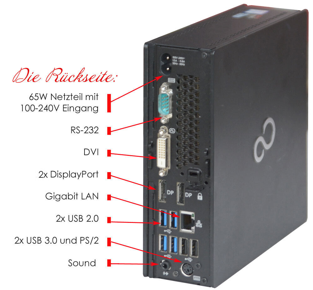 FUJITSU MINI-COMPUTER Q956 INTEL CPU i3-6100T 8GB DDR4 128GB SSD USB3.0 V340 | eBay FUJITSU MINI-COMPUTER Q956 INTEL CPU i3-6100T 8GB DDR4 128GB SSD USB3.0 V340 | eBay