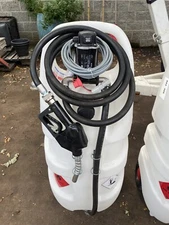 AM-TANK 29g Portable GAS/DIESEL Caddy with 12v Motor & Automatic Nozzle