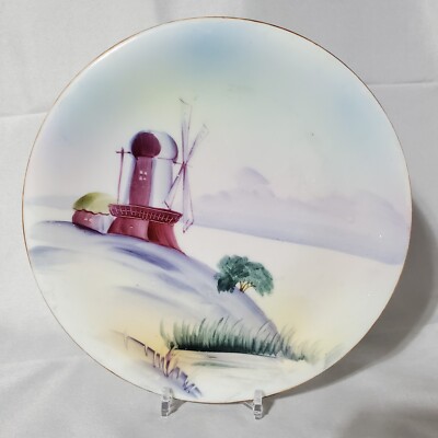 Te-Oh Nippon Japan 6'' Hand Painted Plate Vintage 