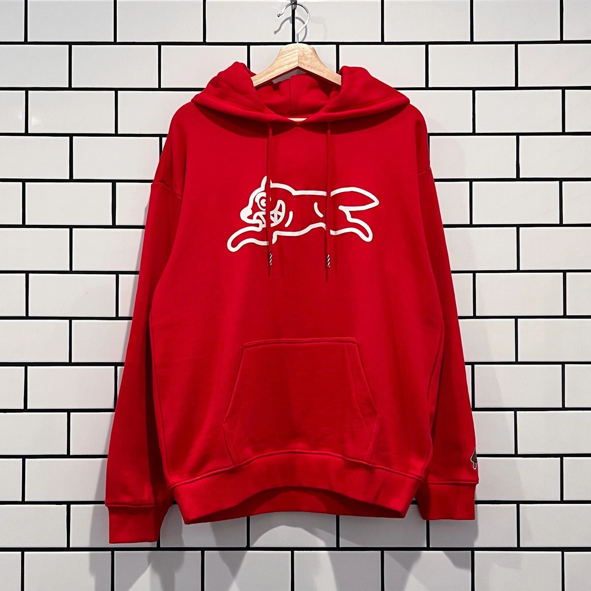 ICECREAM DIRTY DOG HOODIE TRUE RED BILLIONAIRE BOYS CLUB BBC ICE CREAM