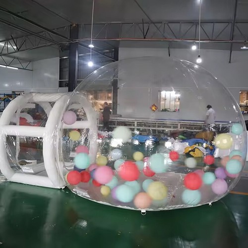 Inflatable Air Dome Tent Transparent Bubble House Tent With Balloons For Show - Picture 7 of 16