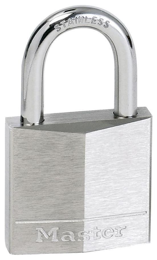 Padlock In Ottone Massiccio Placcato Nichel 40Mm - 640EURD