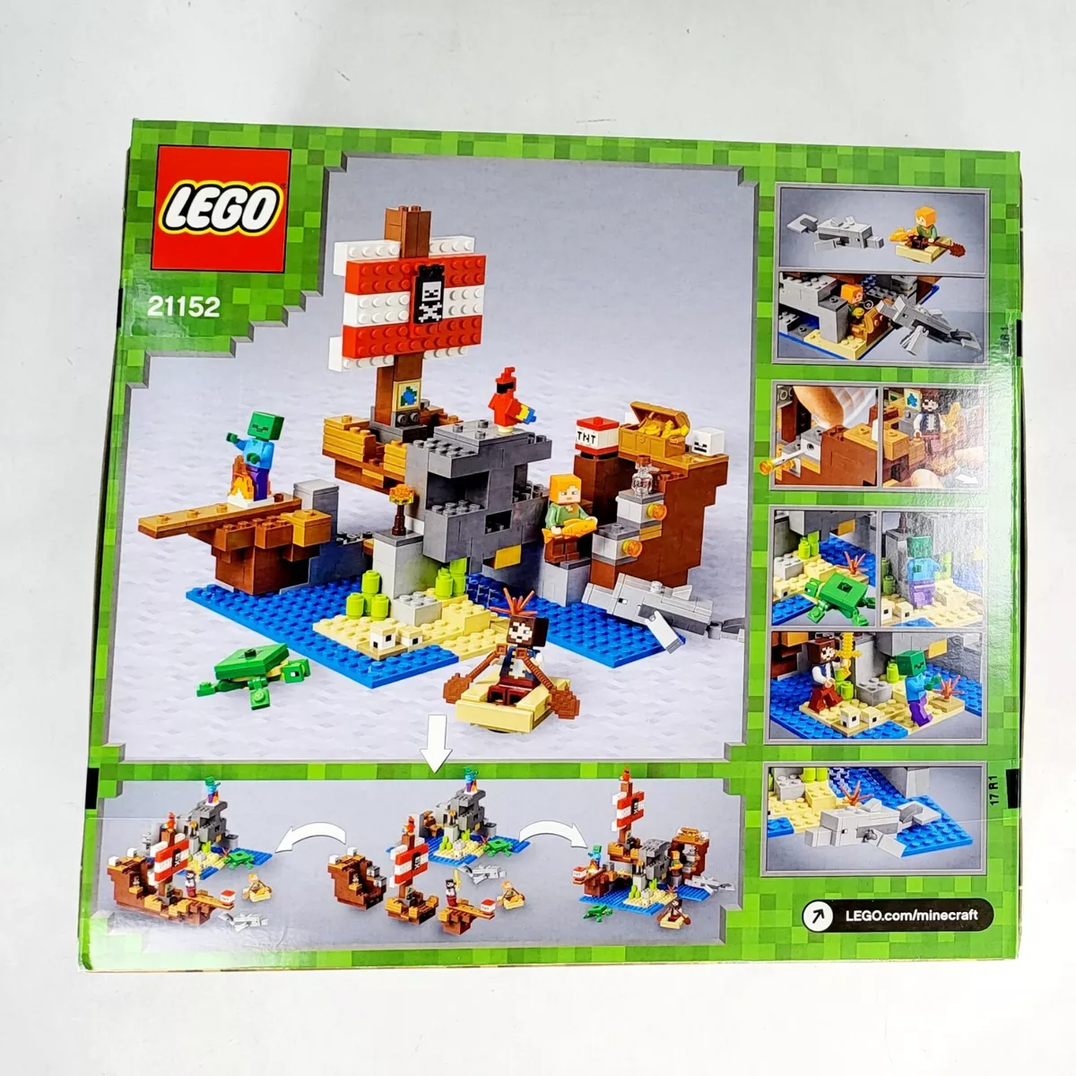 LEGO Minecraft bateau pirate aventure 2152 bloc jouet garçon