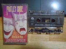 RARE OOP CLUB EDITION Motley Crue CASSETTE TAPE Theatre of Pain rock hair 1985 