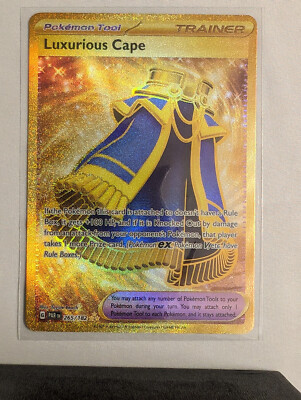 gold luxurious cape pokemon card Luxurious Cape - SV4K: Ancient Roar