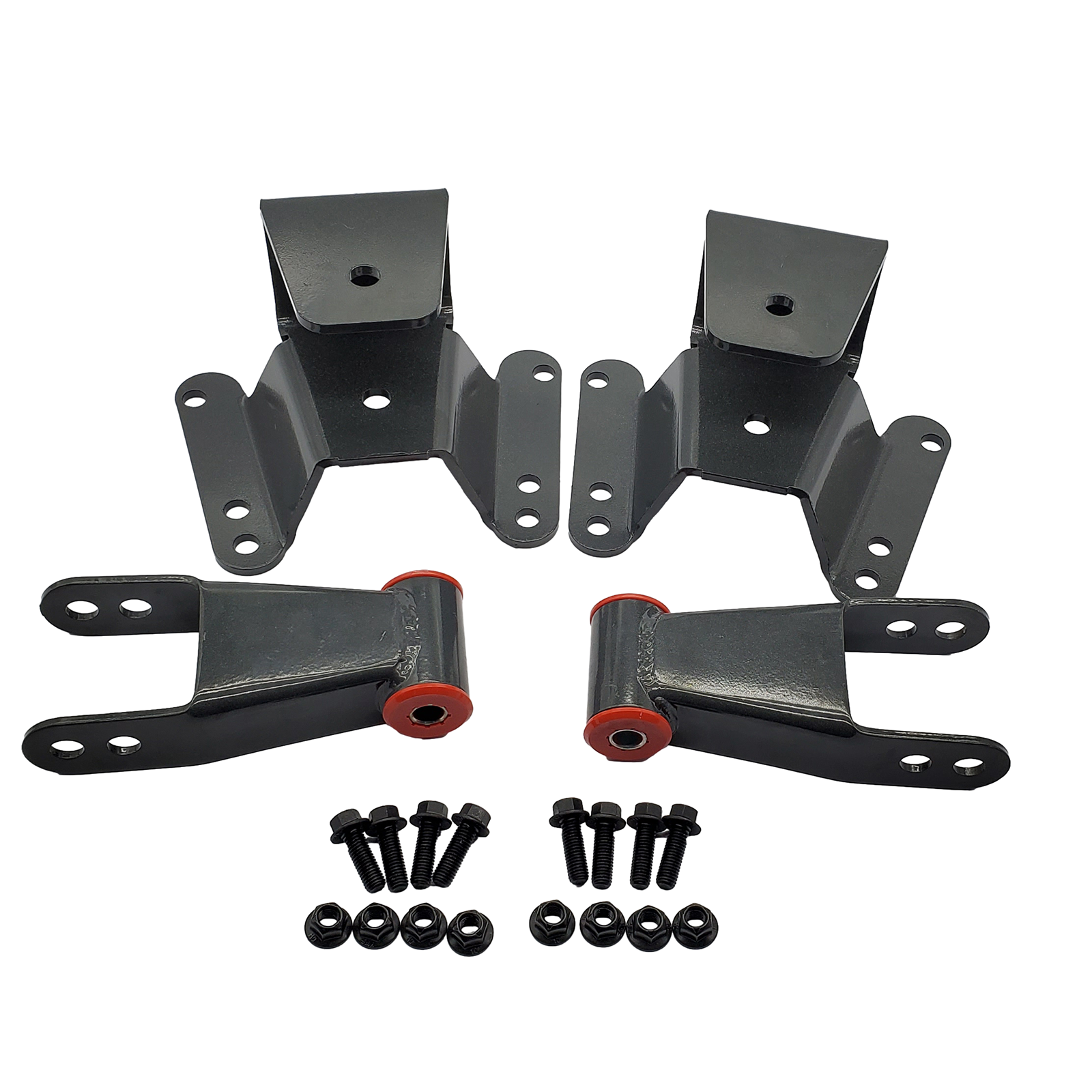 4" Rear Drop Shackle Hanger Leaf Spring Lowering Kit For 19731987