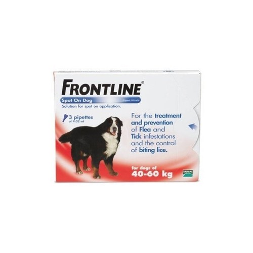XL Frontline Spot On Extra Large Dog 4060kg Flea & Tick Medication 3