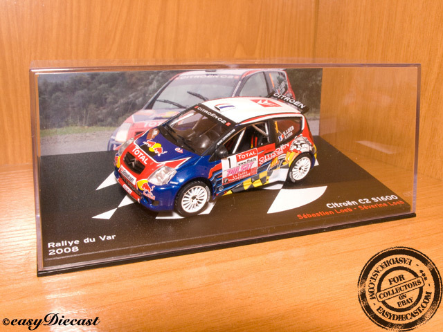Décalcomanies 1/32 Citroën C2 Sébastien Loeb Rallye Lyon Charbonnières 2008 - REF 1289