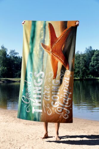 Beach Towels , Turkish Beach Towel 35.4 x 59 - Quick Dry Sand Free Lightweight