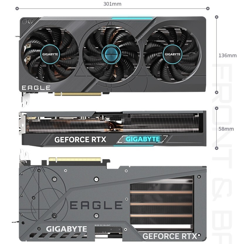 GIGABYTE GeForce RTX 4070 Ti EAGLE OC D6X 12GB Graphics Card 