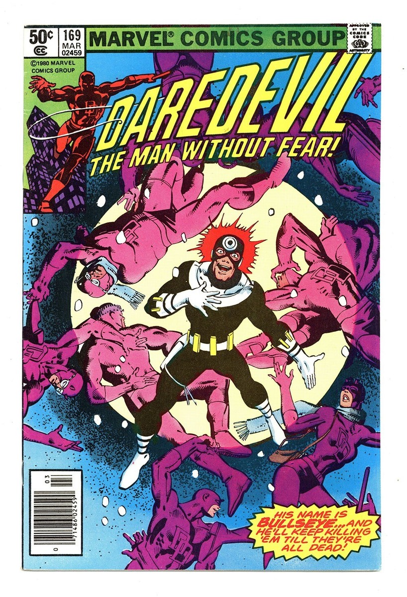 アメコミ　マーベル　Daredevil 169 1981 2nd Elektra DAREDEVIL #169 8.5 HIGH GRADE 2ND ELEKTRA FRANK MILLER OW/W