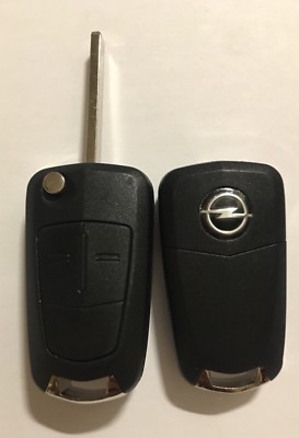 Coque Clé Voiture Opel - Étui Remplacement Pour Astra, Corsa, Insignia, Zafira | Vierge 2 Boutons