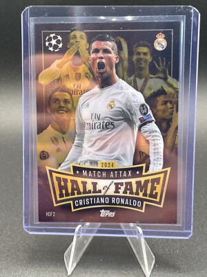 Hall Of Fame Cristiano Ronaldo Match Attax 2024/2025 Real Madrid 24/25 ...