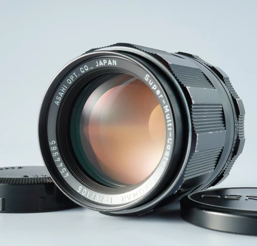 EX+5 ASAHI PENTAX Super Multi Coated SMC TAKUMAR 105mm F/2.8 MF Lens From JAPAN