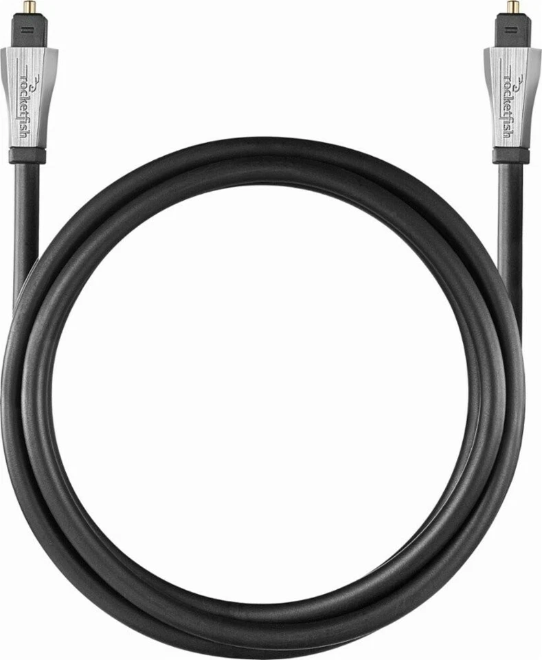 Rocketfish- 4' Toslink Optical Audio Cable - RF-G1221 Black  - Image 2 of 3