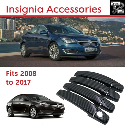 Carbon Fibre Door Handle Cover For Vauxhall Corsa – 2006 To 2018 Models, Front & Rear, 4-Piece Set, ABS - View #5