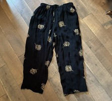 Women  s Petite Trouser/Harem Sheer Lined Pants MP Vintage Together