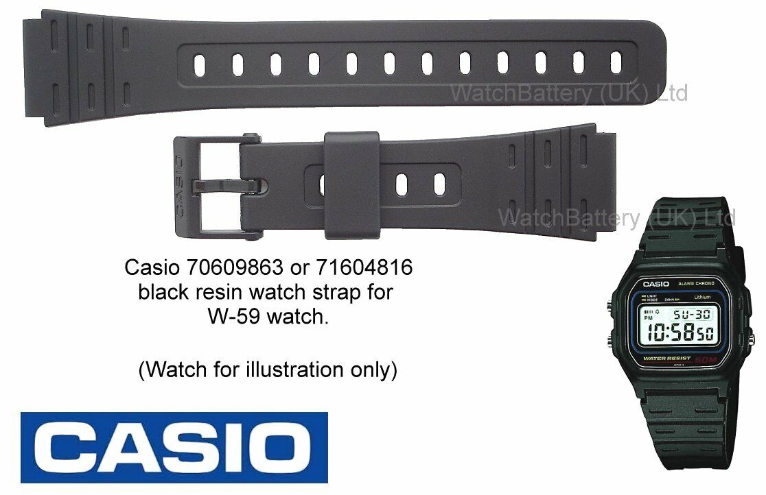 W-59 Casio Watch Strap Band for JC-30, W-64,W-85,JC30,W59 W-59 Casio Watch Strap Band for JC-30, W-64,W-85,JC30,W59