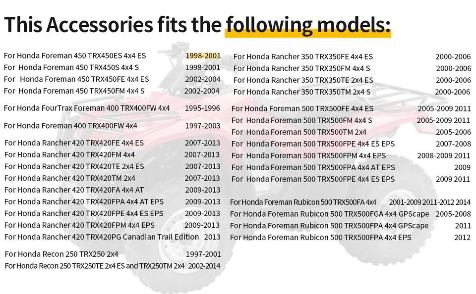 Fuel Valve Petcock & Lever Screw For Honda Recon 250 TRX250 1997-2014 - Image 2 of 4