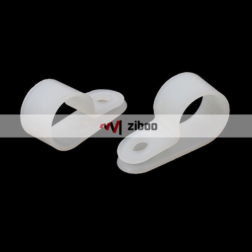 50Pcs Nylon R Type Cable Clip Clamp for 15mm Dia Wire Hose Tube✦Kd - Picture 4 of 4