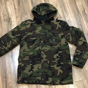 vans camo jacket mens