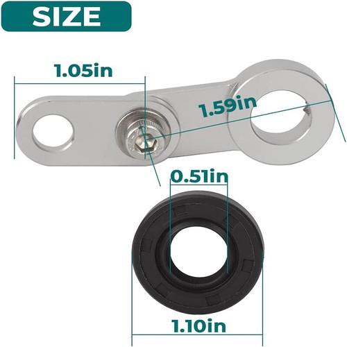 Lever Oil Seal Gearshift Lever Support Kit for Honda Valkyrie 1500 Shifter Pivot - Foto 3 di 12