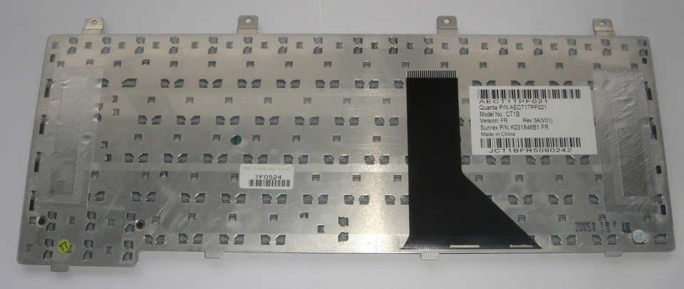 Tastiera HP Compaq Azerty Presario C300 C500 M2000 V2000 V2100 Nuovo IN Francia - Immagine 2 di 2