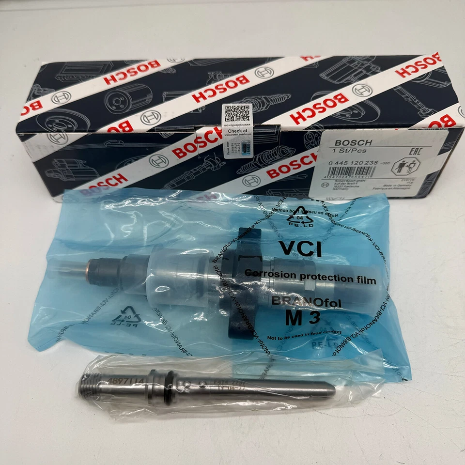 Inyectores de combustible Bosch 0445120238 OEM para 04-2009 Cummins Dodge Ram 2500 3500 5,9 L Foto 2 de 4