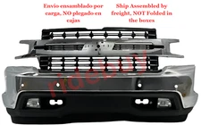 Fit 2019 - 2022 Chevy Silverado 1500 Front Bumper Complete Assembly FBR-69