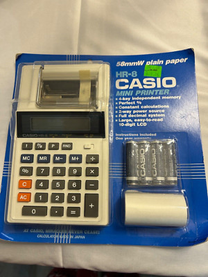 Casio HR-8 mini printer never opened