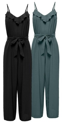 Only Damen Jumpsuit Einteiler Overall lange Hose Hosenanzug Top ONLCali Long