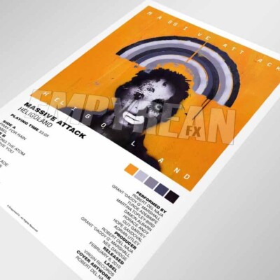 Massive Attack Heligoland 2010 Vinyl Record LP Album Poster Wall