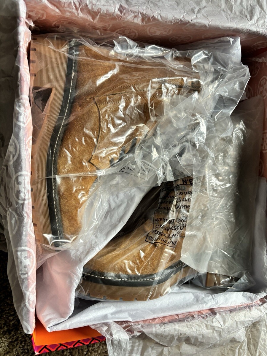 Tory Burch Miller Suede Lug Sole Boot 50MM brand new | eBay