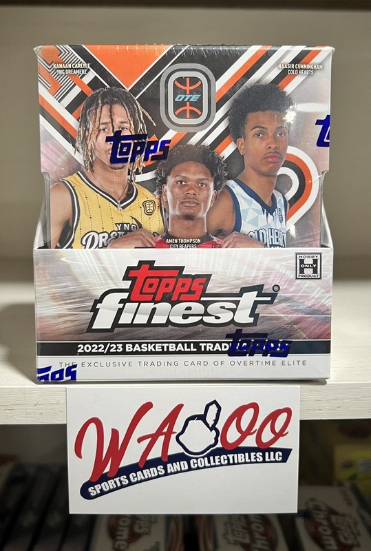 2022/23 Topps Finest Overtime Elite Basketball Factory Sealed Hobby Box 2 Autos!