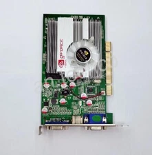 NEW Dual VGA GeForce FX 5500 FX5500 256 MB PCI 3D Video Card Graphics 2048x1536