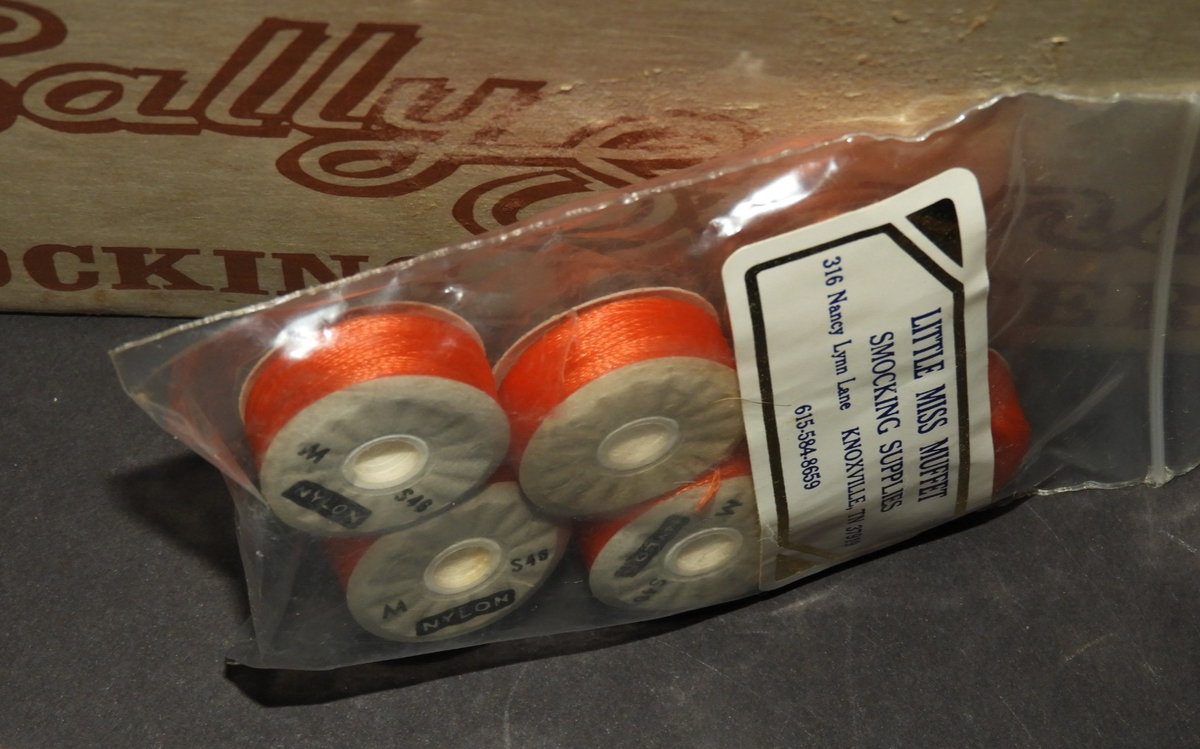 Vintage Sally Stanley Smocking Pleater 24 Rows Extra Supplies Orig