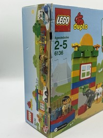 Lego 6136 Duplo My First Zoo NEW In BOX Animals Car Elephant BOX DAMAGED