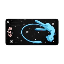 Mew Pok mon Black Kawaii Legendary Gaming Mouse Pad Desk Accessories