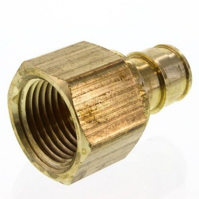 Uponor Wirsbo LF4575050 ProPEX 1/2'' Brass Female Adapter PEX Barb x FIP