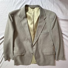 Classic Men's Grey Pinstripe Blazer - Vintage Levi's Action Suits