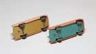 Matchbox Lesney MB 39 Ford Zodiac Convertible x2 inc RARE BROWN INTERIOR