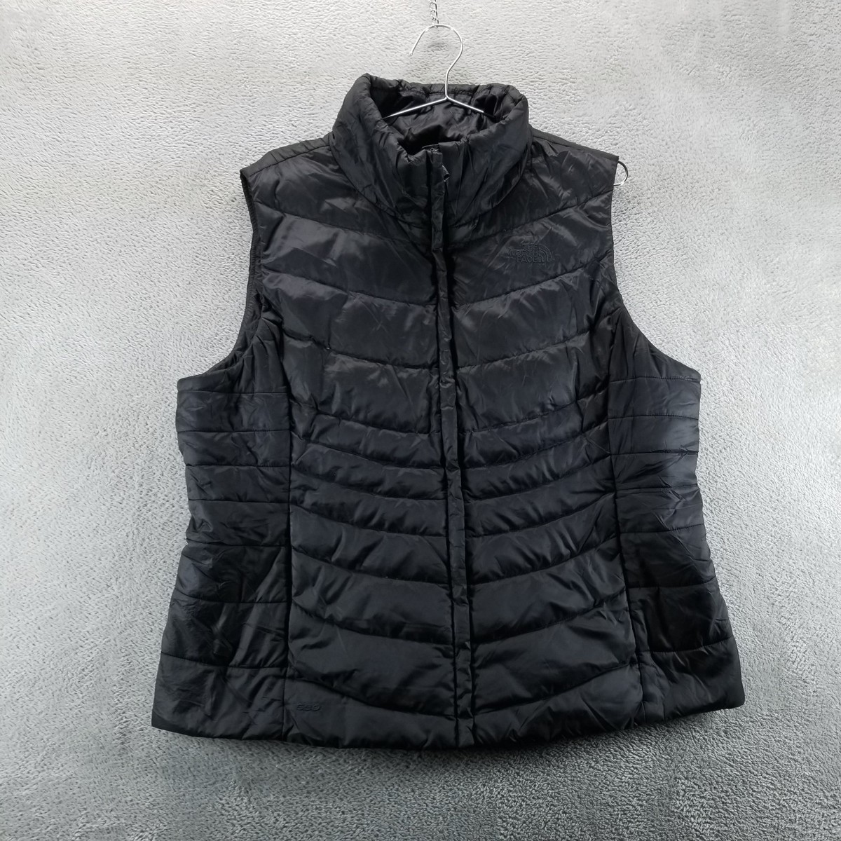 The North Face Vest Womens 2XL Black Aconcagua Puffer 550 Full Zip