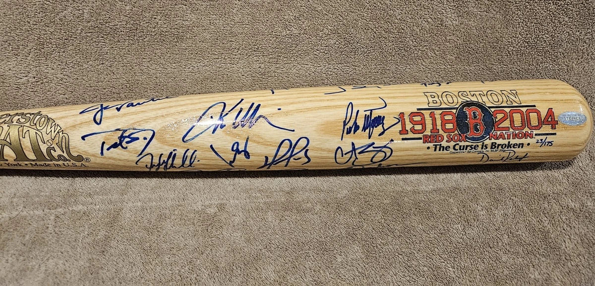 Steiner Sports Boston Red Sox MLB Original Autographed Bats for