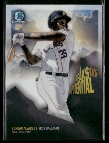 2018 Bowman Chrome #PP-YA Yordan Alvarez Peaks of Potential