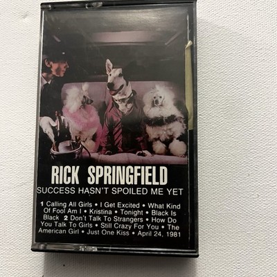 Rick Springfield Success Hasnt Spoiled Me Yet Cassette Don t Talk To Strangers