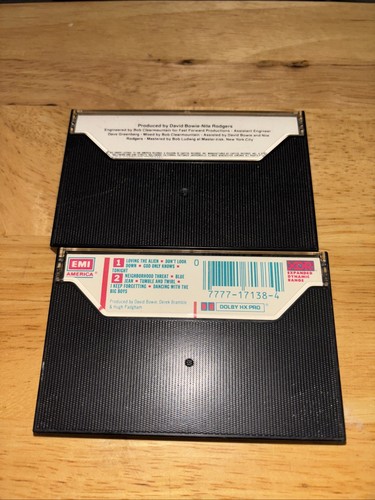 David Bowie Cassettes Lets Dance & Tonight Expanded Dynamic Range - Picture 2 of 8